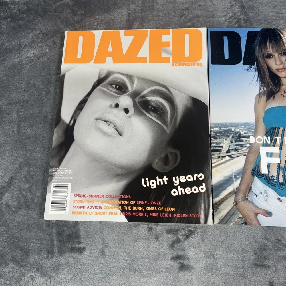 Vintage Dazed & Confused Magazine Lot of 3 Tom Hardy British Fashion‎ Luxury Y2K